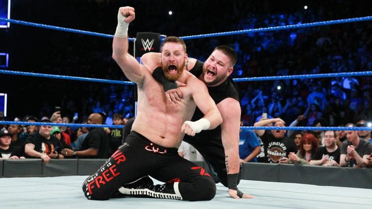 Sami Zayn and Kevin Owens picked up a win over The New Day - and kept their jobs on SmackDown