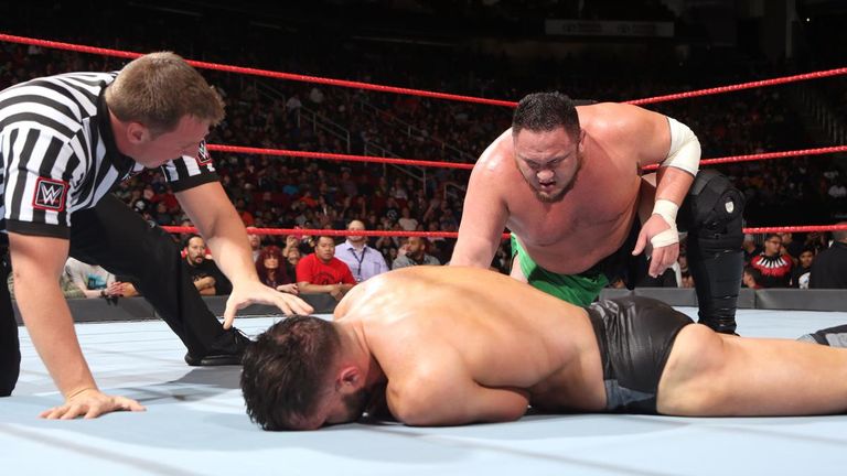 Samoa Joe and Finn Balor resumed their hard-hitting feud