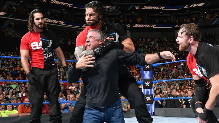 Shane McMahon was made to regret his decision to line up alongside his SmackDown troops against the Raw invaders