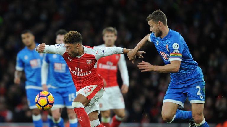 Arsenal and AFC Bournemouth at Emirates Stadium on November 27, 2016 in London, England. (Photo by Stuart MacFarlane/Arsenal FC via Getty Images)