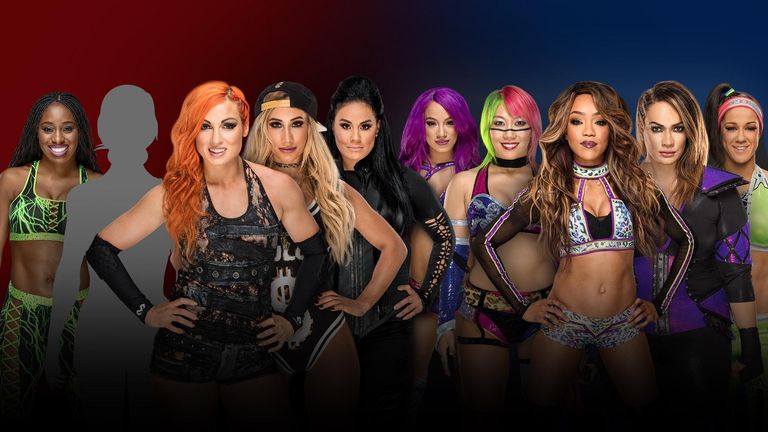 Who will take the empty spot on the SmackDown team for the women's elimination match?