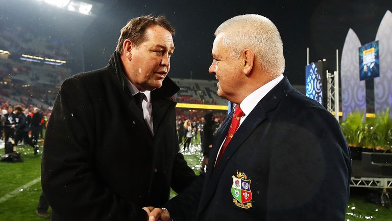 Steve Hansen has refused to be drawn on his rivalry with Warren Gatland 

