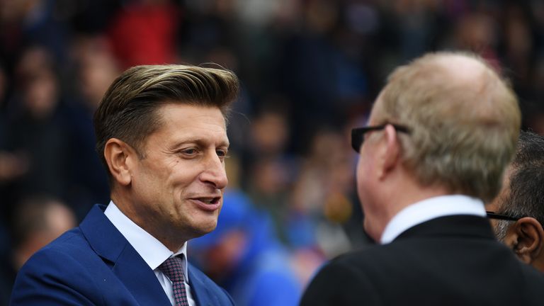 LONDON, ENGLAND - SEPTEMBER 16:  Steve Parish, Chairman of Crystal Palace is seen prior to the Premier League match between Crystal Palace and Southampton 