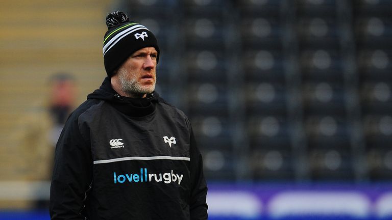 .Ospreys' Head Coach Steve Tandy.