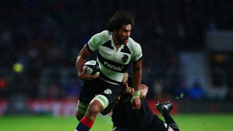Steven Luatua of the Barbarians encapsulated his side's free-styling performance
