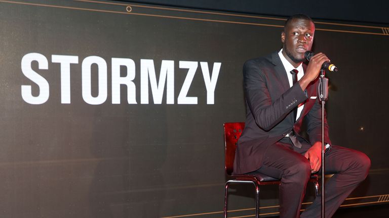 Stormzy at the 2017 United for Unicef gala dinner