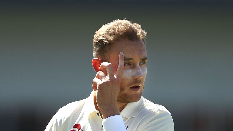 Stuart Broad prepares to bowl during day two of the Ashes series Tour Match between Western Australia XI and England