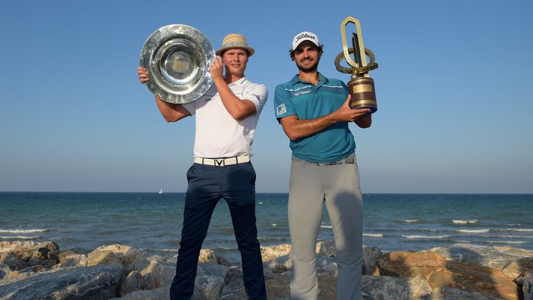 Tapio Pulkkanen (L) topped the Road to Oman rankings ahead of NBO Classic winner Clement Sordet