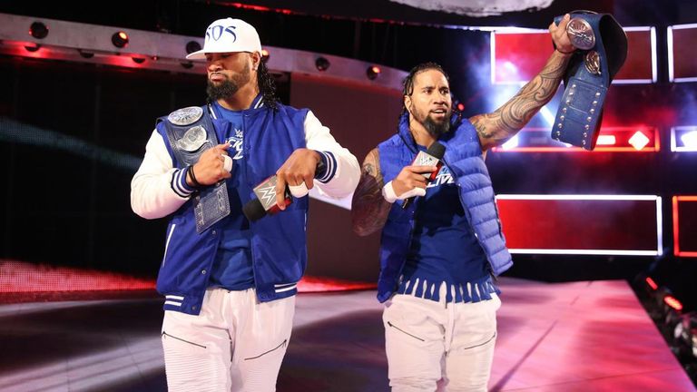 The Usos scored a point for SmackDown with a win over The Bar in a high-quality match