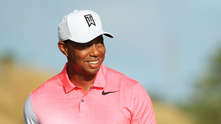 NASSAU, BAHAMAS - NOVEMBER 29:  Tiger Woods of the United States looks on during the pro-am prior to the Hero World Challenge at Albany, Bahamas on Novembe