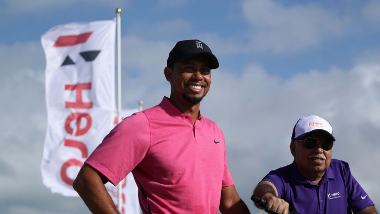 Tiger Woods ahead of the 2016 Hero World Challenge