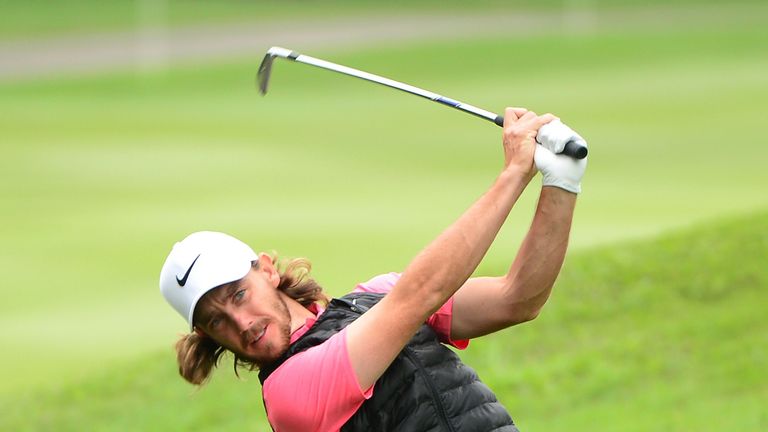 Tommy Fleetwood of England pictured during round three of UBS Hong Kong Open 