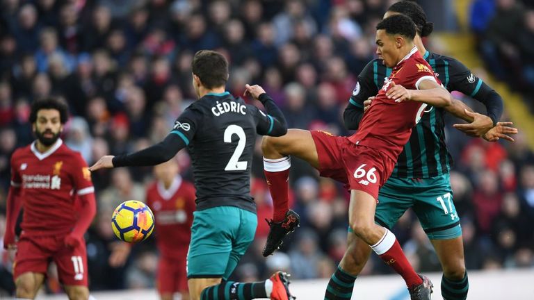 Trent Alexander-Arnold  earned his manager's plaudits after another solid display