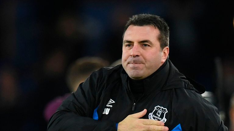 David Unsworth was victorious on what is likely to be his final game in charge