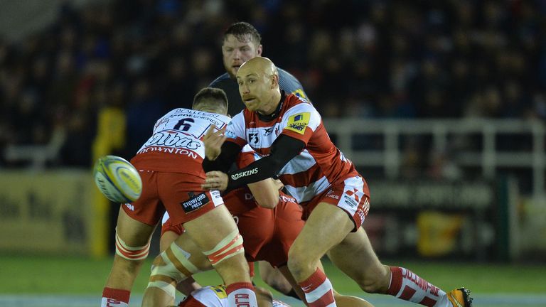 Willi Heinz sets Gloucester on the attack against Newcastle