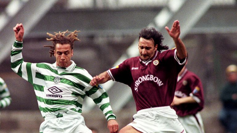 Former Hearts midfielder Stefano Salvatori has died at the age of 49