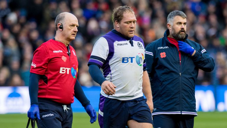 WP Nel is out of the Scotland squad after suffering a broken arm in Saturday's 44-38 win against Samoa