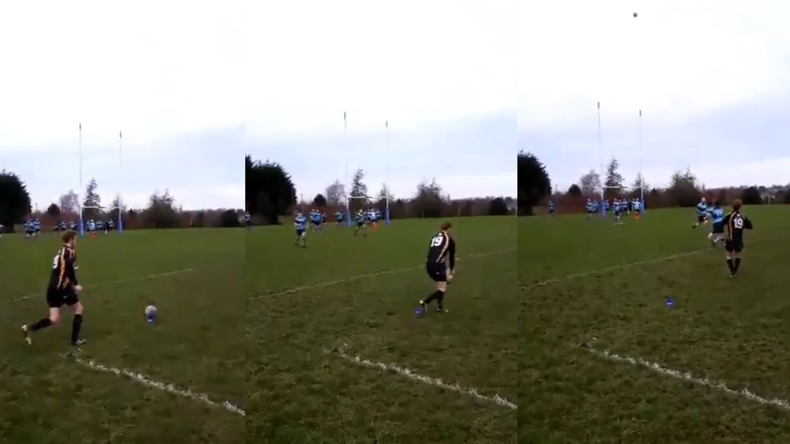 WATCH Thirds player scores brilliant drop goal for Malahide RFC