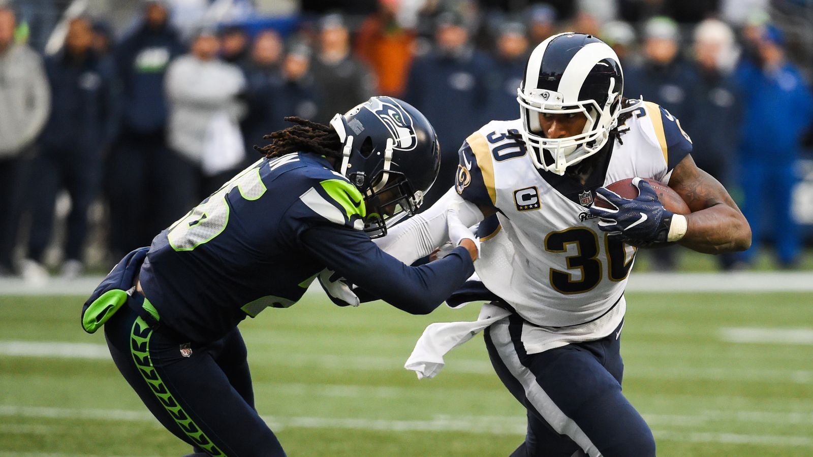 Nfl Play Of Week 15 Todd Gurley S Td Run For Rams Wins Vote Nfl News Sky Sports