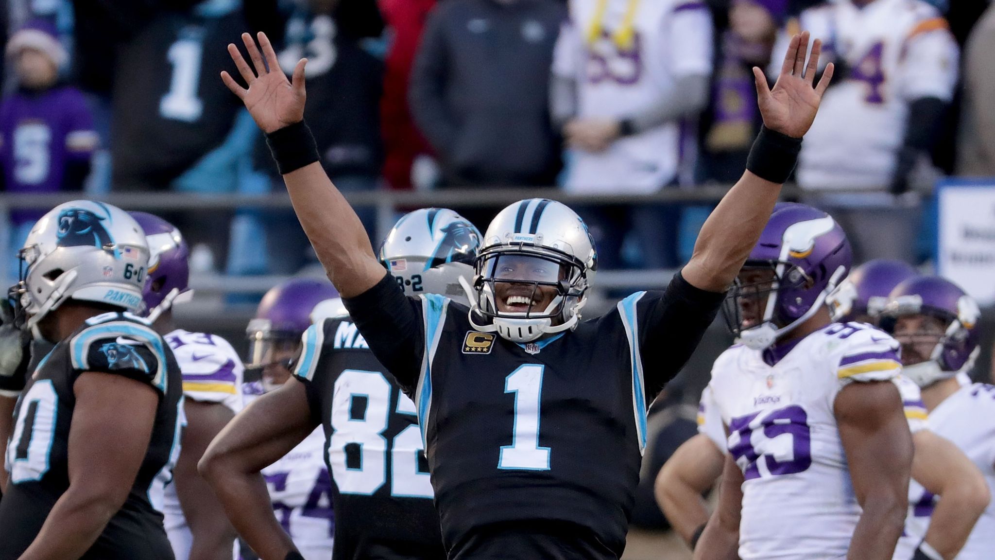 Wilson Carolina Panthers Keep Pounding Mini Football