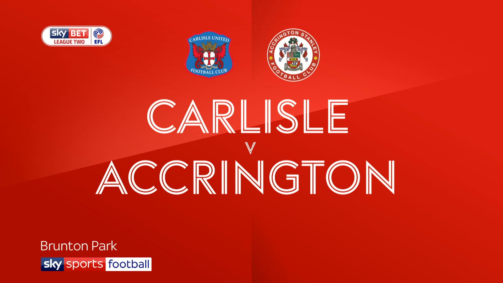 Carlisle v Accrington preview Football News Sky Sports