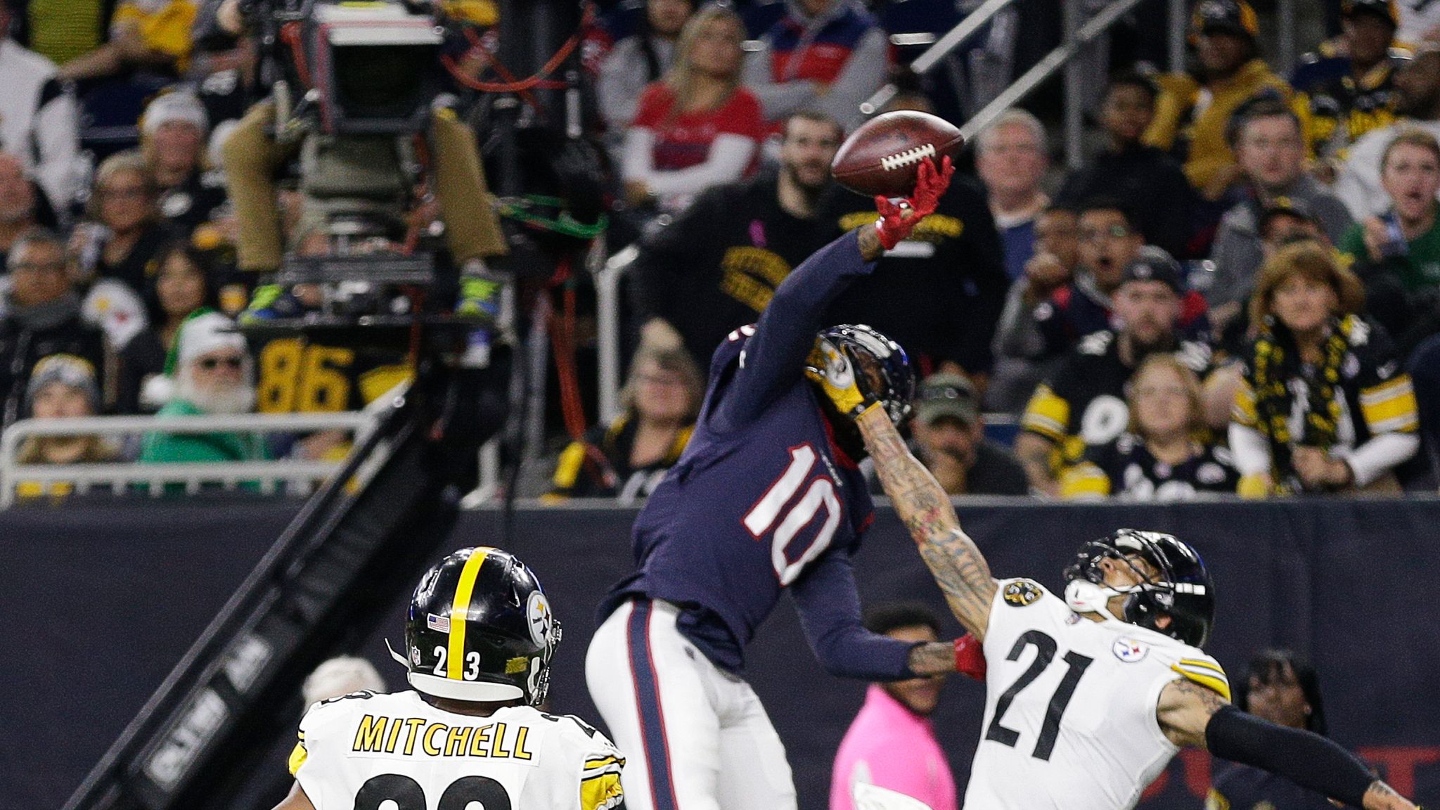 Antonio Brown says he didn't see DeAndre Hopkins' great catch; DeAndre  doesn't buy it - NBC Sports