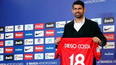 Atletico officially unveil Costa