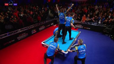 Europe retain the Mosconi Cup 