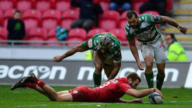 Last-gasp winning try for Scarlets