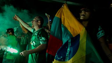 Image of Chapecoense held a ceremony last week to mark the anniversary of the crash