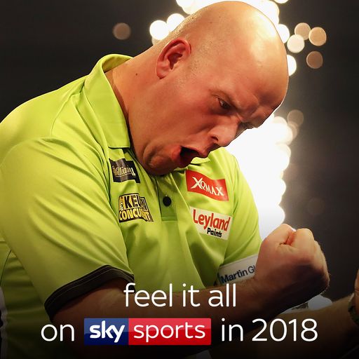 Darts on Sky Sports in 2018