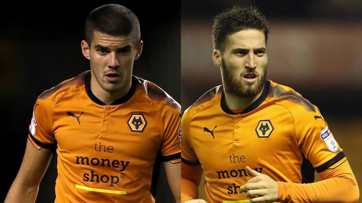 Conor Coady and Matt Doherty of Wolves