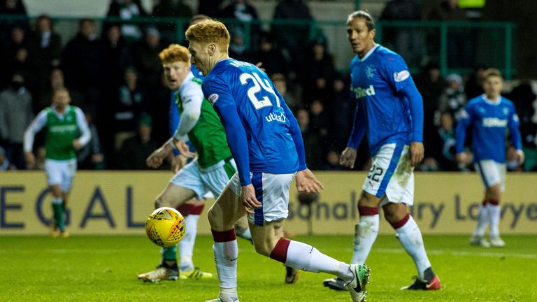 David Bates appeared to handle the ball in the area but no penalty was awarded