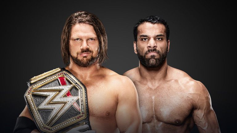 WWE Champion AJ Styles takes on Jinder Mahal in the Clash of Champions main event