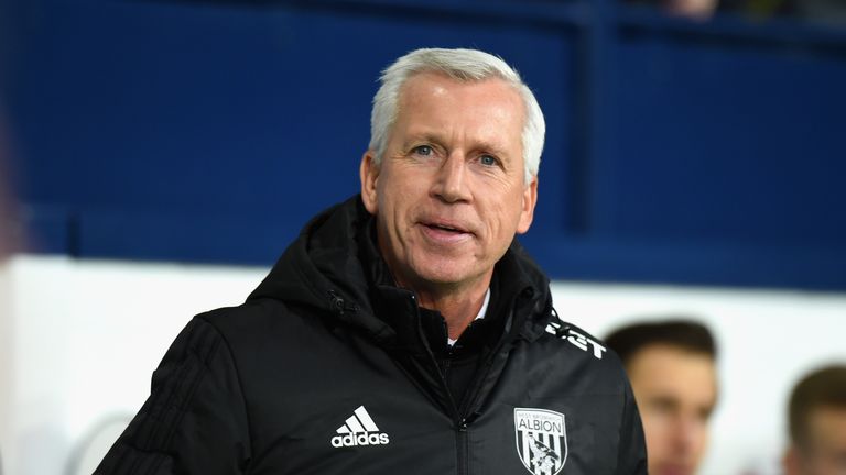 West Brom manager Alan Pardew