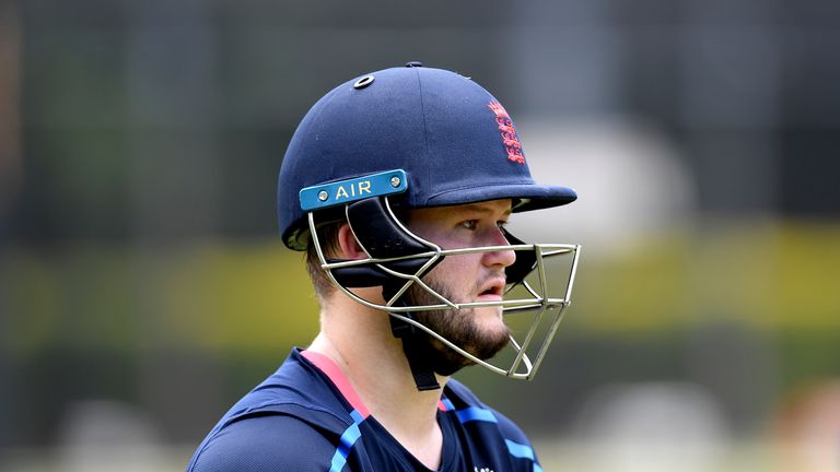 Ben Duckett during an England Lions training session at Allan Border Field on November 24, 2017 in Brisbane