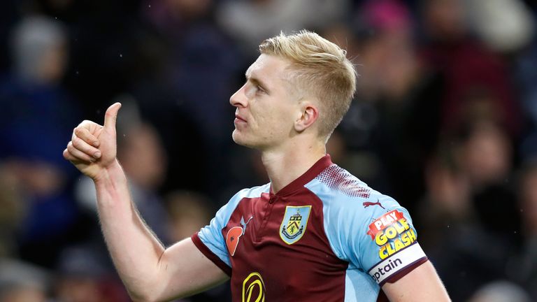 Burnley's Ben Mee after the Premier League match v Newcastle at Turf Moor, Burnley, 30 October 2017