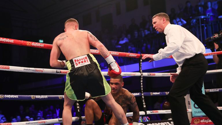 TAYLOR VS McCASKILL PROMOTION
YORK HALL,
BETHANALL GREEN,
LONDON
PIC;LAWRENCE LUSTIG
welterweight	
Conor Benn v Cedrick Peynaud