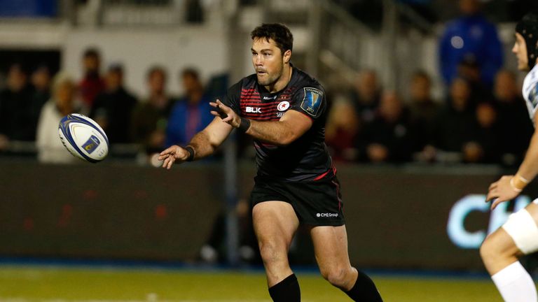 Saracens' Brad Barritt during the Champions Cup