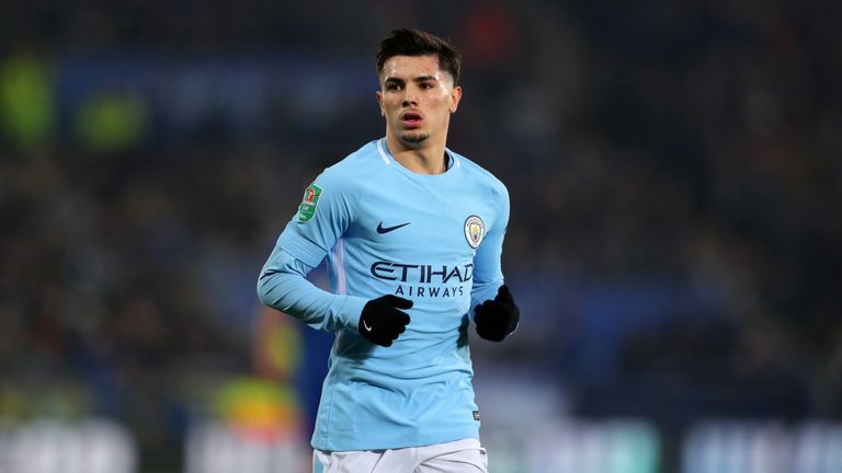 Brahim Diaz during the Carabao Cup Quarter-Final match between Leicester City and Manchester City