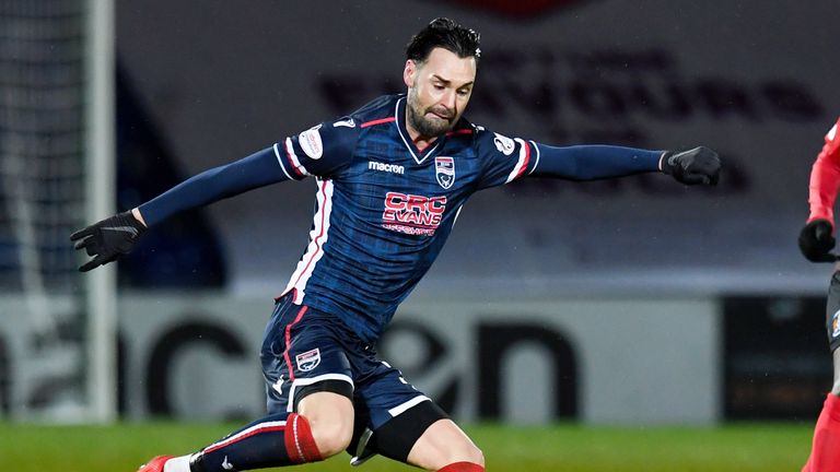 Chris Eagles has made three appearances for Ross County since joining as a free agent in December. 