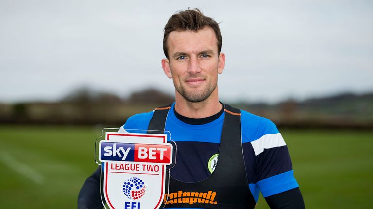 Christian Doidge of Forest Green Rovers wins the Sky Bet League Two Player of the Month award
