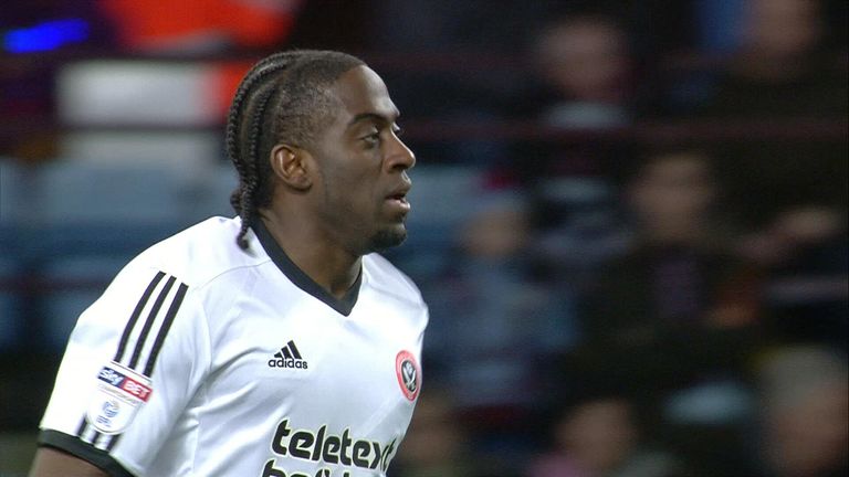 Clayton Donaldson scores a second for Sheffield United
