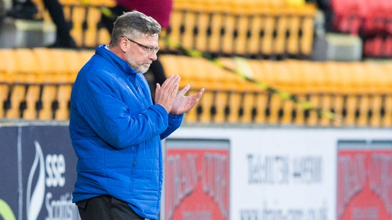 23/12/17 LADBROKES PREMIERSHIP 
 ST JOHNSTONE v HEARTS
 MCDIARMID PARK - PERTH
 Hearts manager Craig Levein