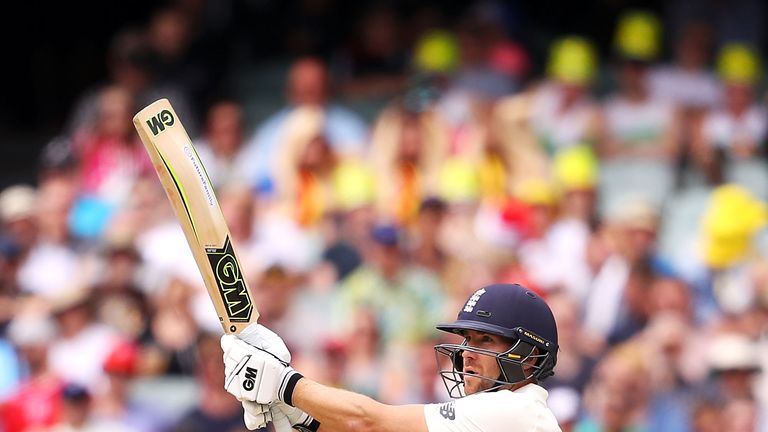 ADELAIDE, AUSTRALIA - DECEMBER 04:  Dawid Malan of England bats during day three of the Second Test match during the 2017/18 Ashes Series between Australia