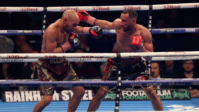 DeGale fought back following a hard fifth round