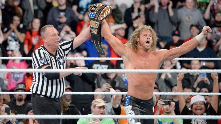 Dolph Ziggler pinned Baron Corbin for his United States championship