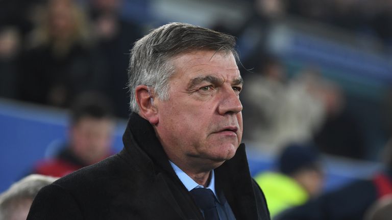 LIVERPOOL, ENGLAND - DECEMBER 18:  Sam Allardyce, Manager of Everton looks on prior to the Premier League match between Everton and Swansea City at Goodiso