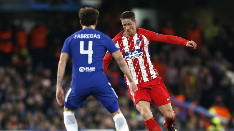 Fernando Torres returned to his old club Chelsea on Tuesday night