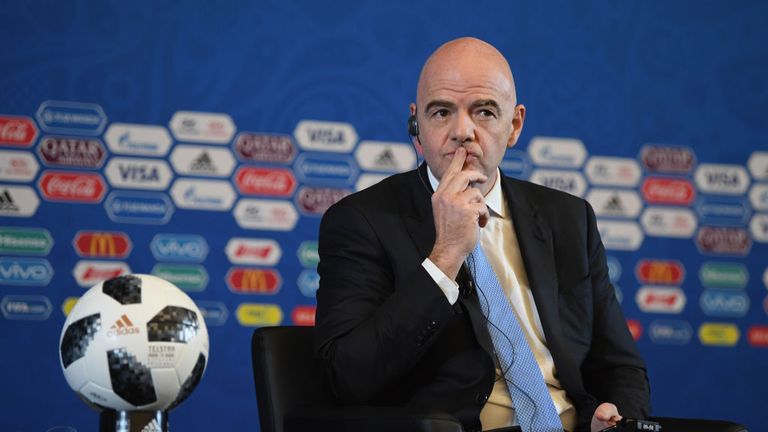 FIFA president Gianni Infantino 